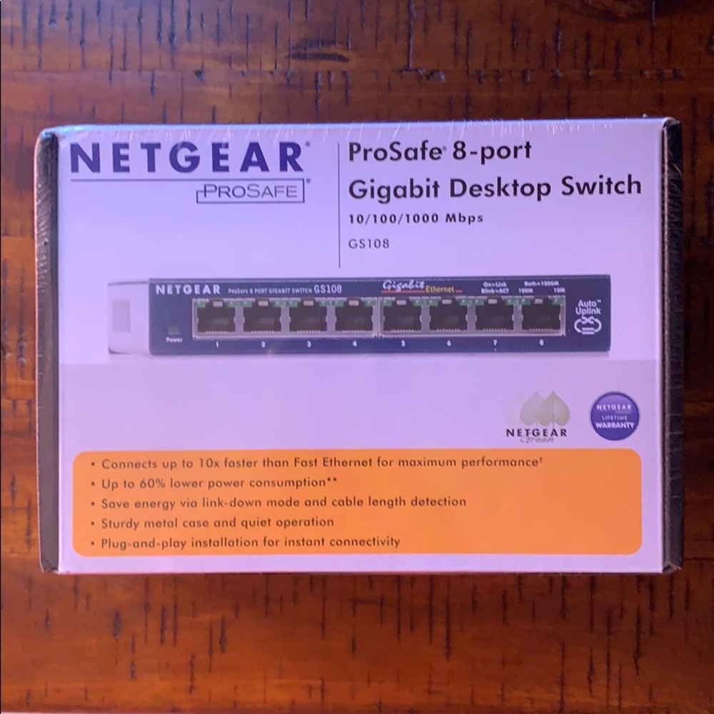 Netgear 8-Port Gigabit desktop switch